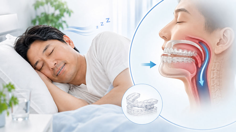 睡眠時無呼吸症候群のマウスピース